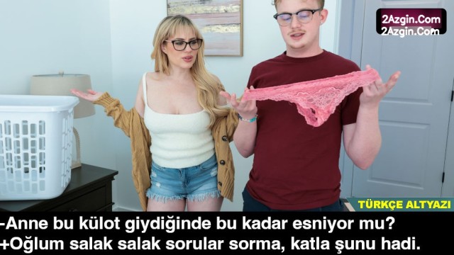 Sırf annemin külotlarını ellemek için çamaşır katlamasına yardım ettim