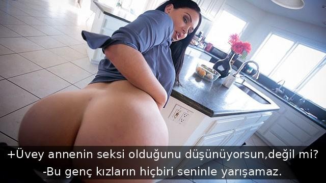 Üvey oğluyla birlikte olmak için cinsel eğitim adı altında amcığına vurduruyor